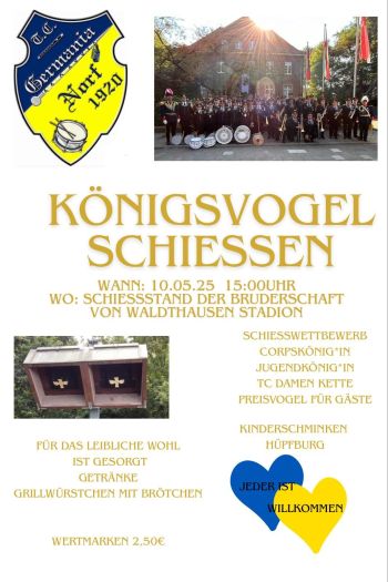 Plakat Corpsschiessen 2025 Plakat Corpsschiessen 2025